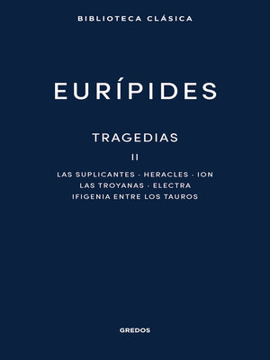 cover image of Tragedias II